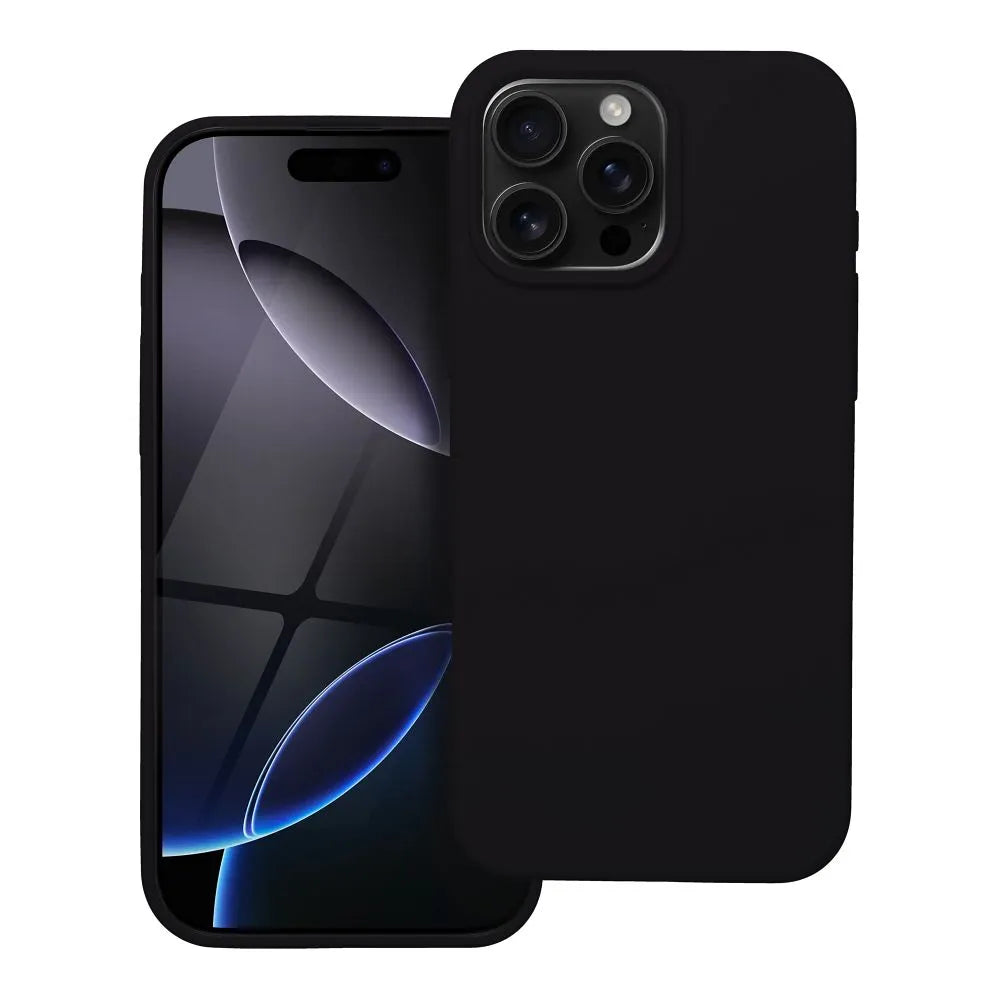 SILICONE CASE FOR IPHONE 16 BLACK
