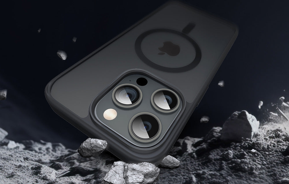 Ochronne magnetyczne etui UGREEN LP751 do iPhone 15ProMax 6.7cala (Czarna ramka)