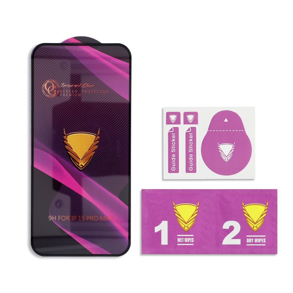 Szkło hartowane 6D OG Premium Glass do iPhone 17 Pro / 18 Pro