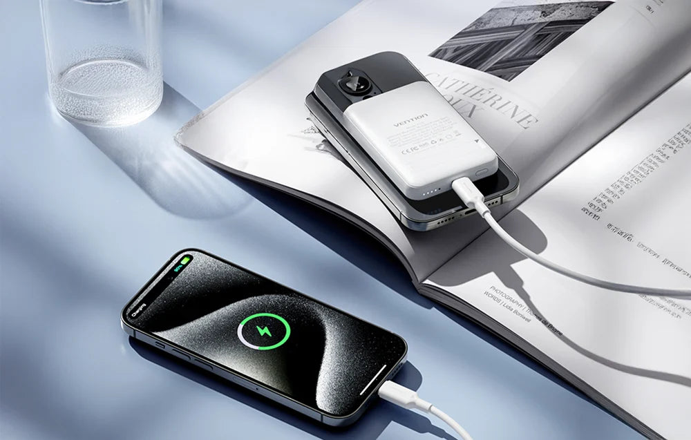 Powerbank magnetyczny 5000mAh Vention FHSL0 20W