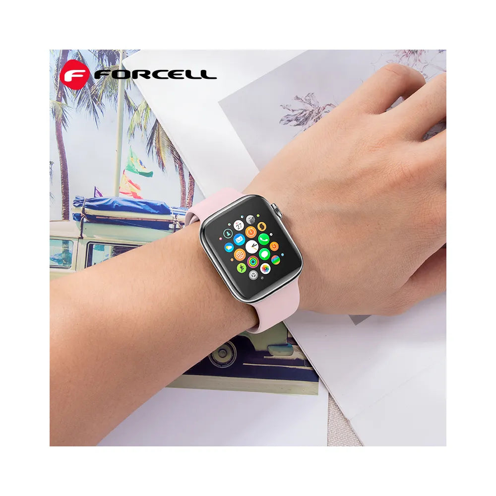FORCELL F-DESIGN FA01 pasek do APPLE Watch 38 / 40 / 41 mm Sand Pink
