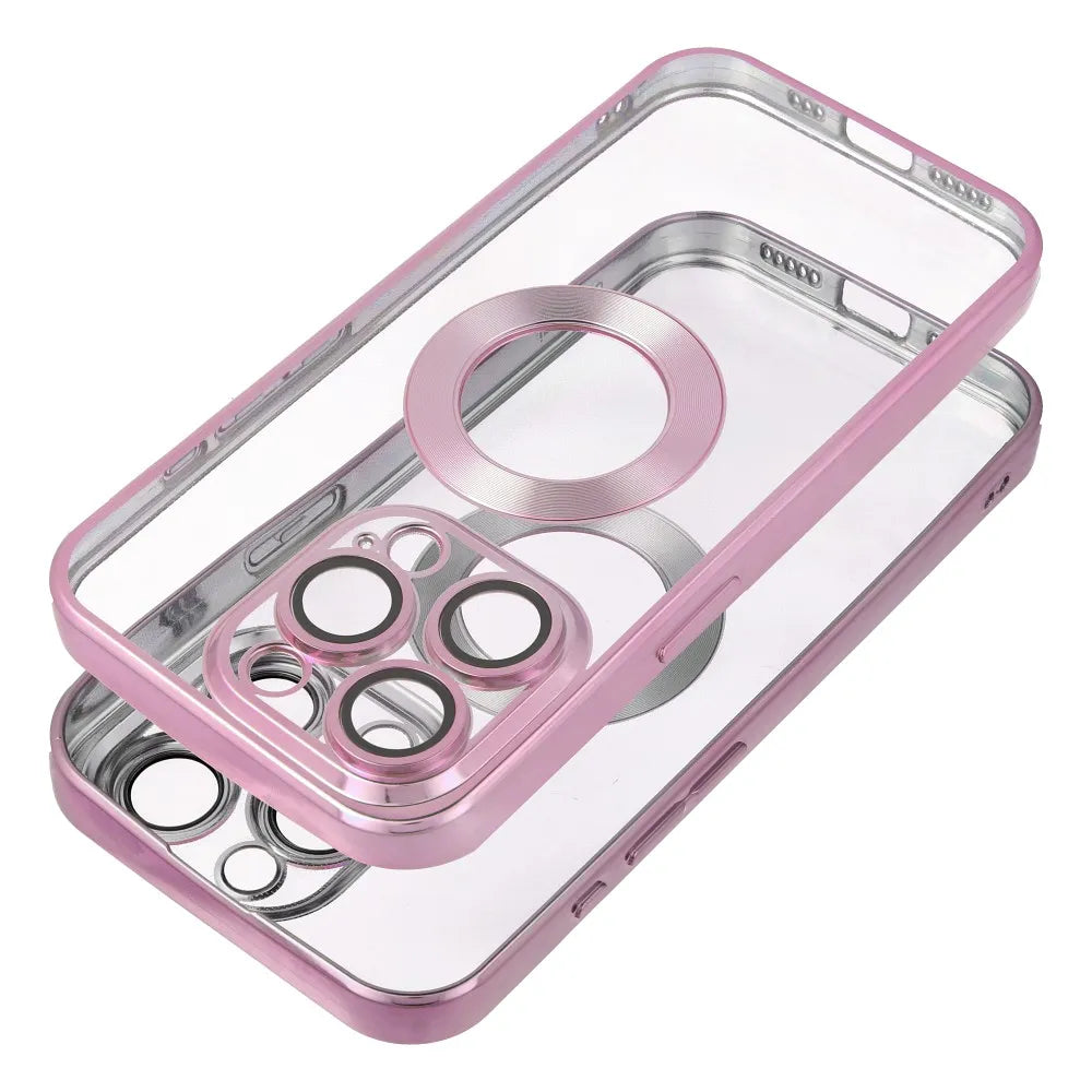 Futerał GLAM do IPHONE 16 Pro/Pro Max - pudrowy róż