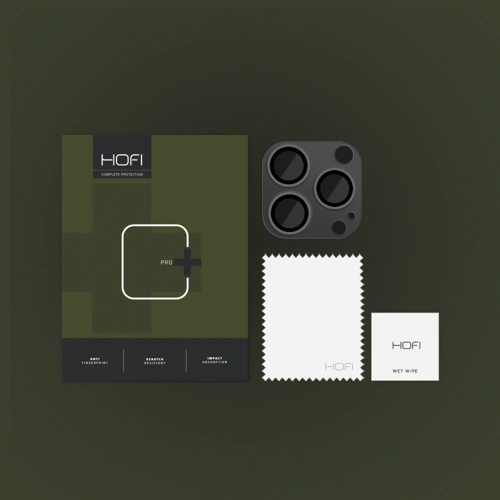Osłona aparatu Hofi FullCam Pro+ do iPhone 15 Pro / 15 Pro Max – czarna
