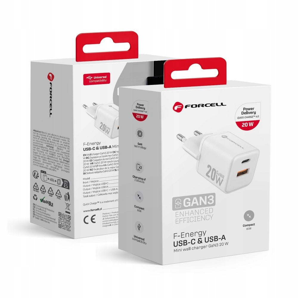 Ładowarka Forcell GaN 20W