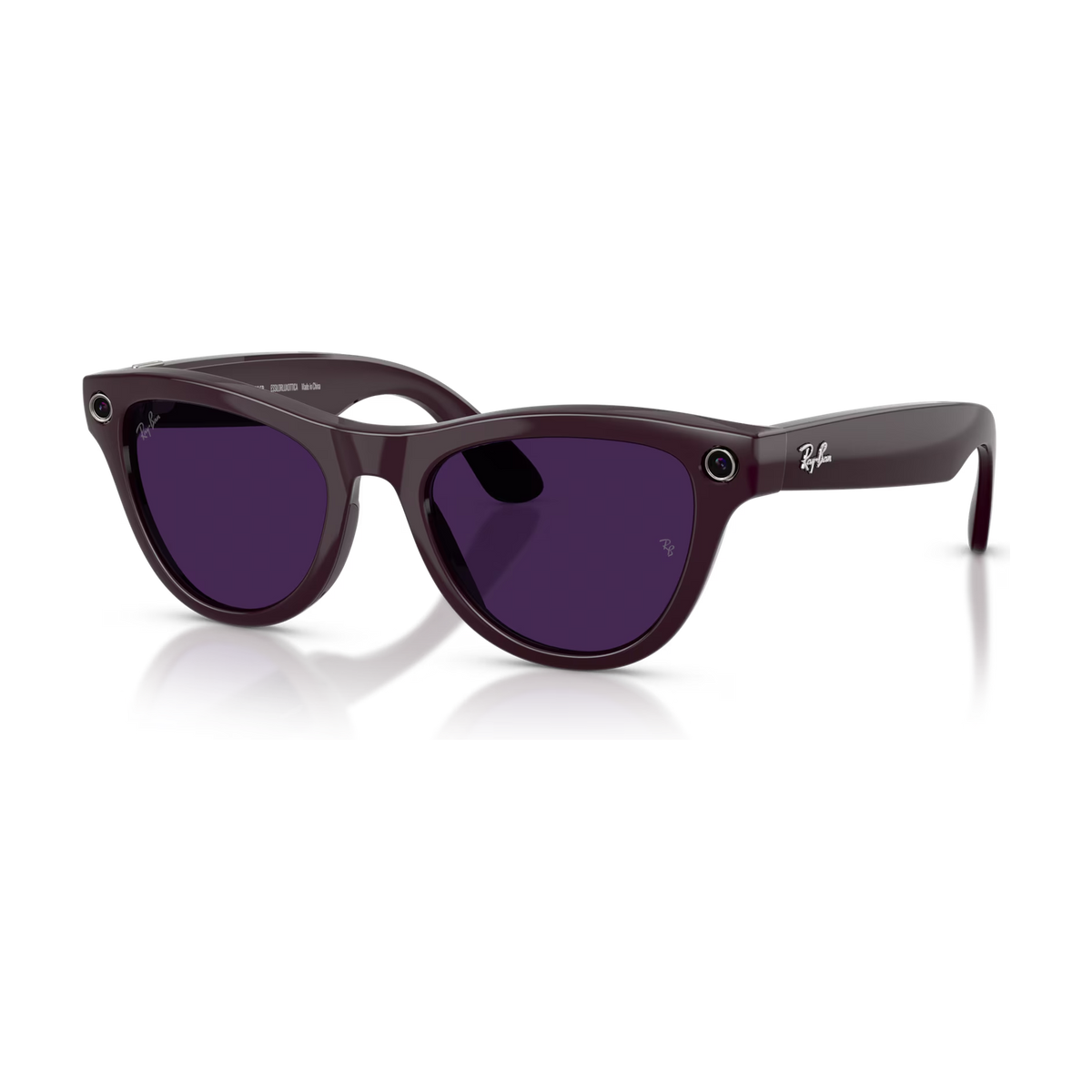 Ray-Ban Meta Skyler (Gen 2) — Shiny Mystic Violet / Transitions Amethyst — 52
