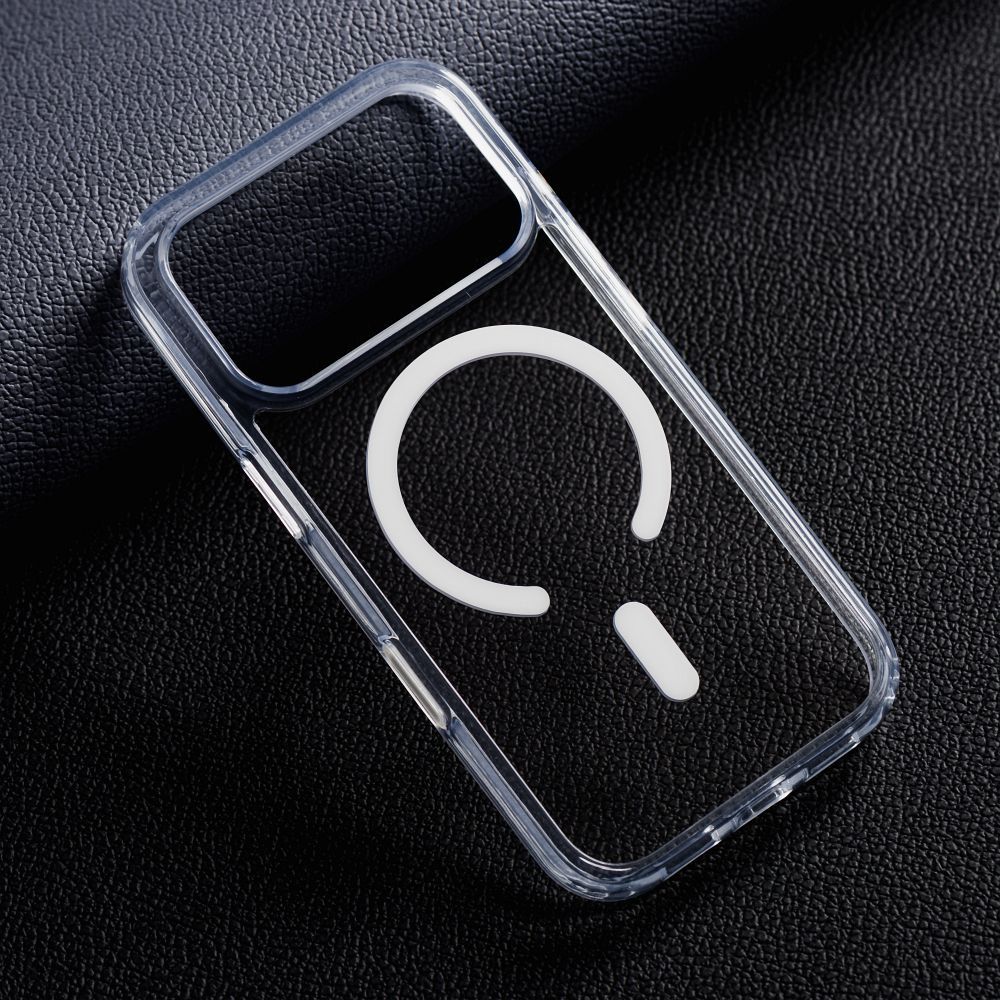 Etui na iPhone 17 PRO MAX Forcell F-Protect Clear Hybrid Premium zgodny z MagSafe transparentne 0INT