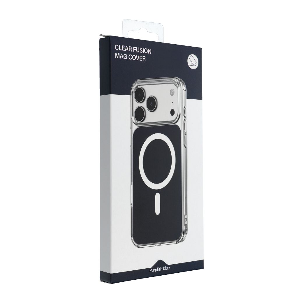 Futerał CLEAR FUSION MAG COVER kompatybilny z MagSafe do IPHONE - granatowy
