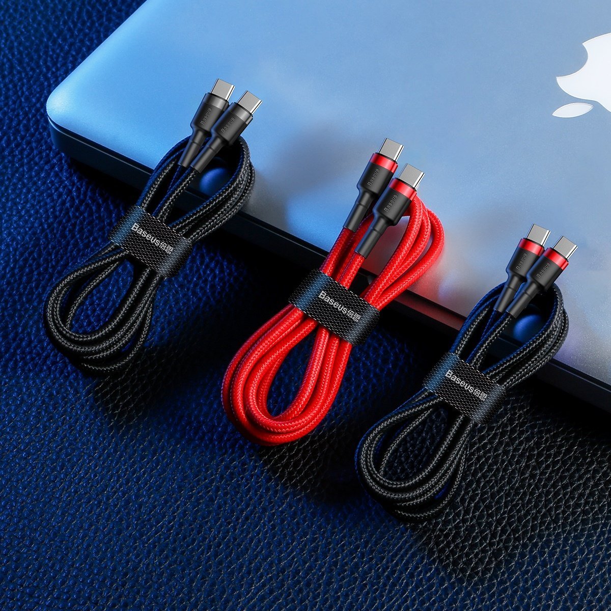 Baseus Cafule PD 2.0, QC 3.0, 60W, 2m USB-C to USB-C PD Cable (Black-Gray)