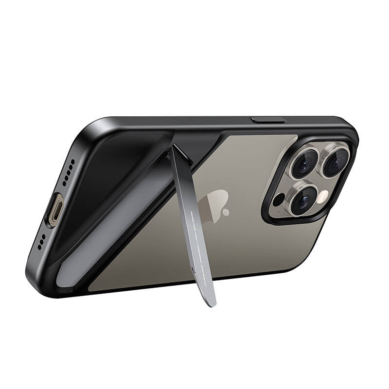 Etui ze stojakiem UGREEN LP740 iPhone (Czarne)