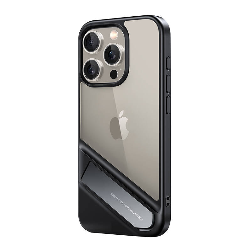 Etui ze stojakiem UGREEN LP740 iPhone (Czarne)
