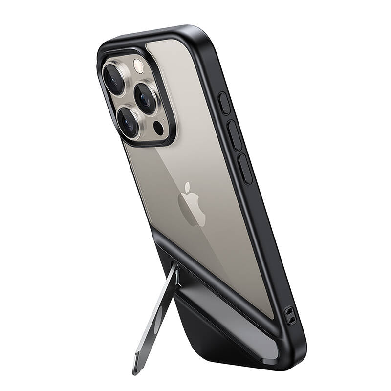 Etui ze stojakiem UGREEN LP740 iPhone (Czarne)