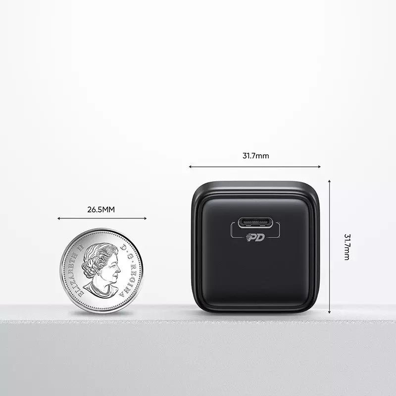 Joyroom mała szybka ładowarka USB Typ-C 25W wtyczka EU czarny (L-P251)