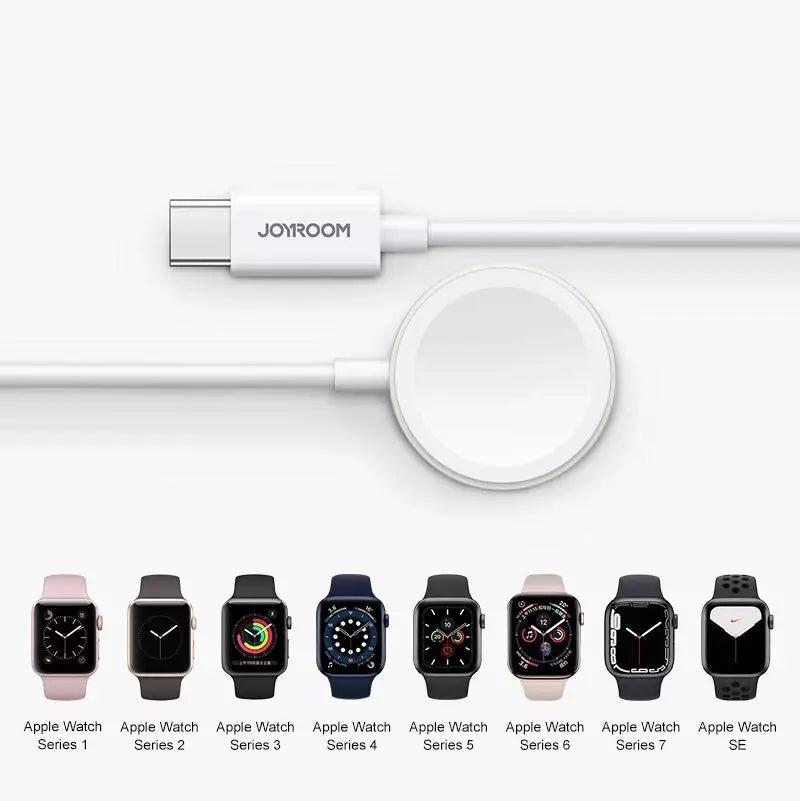 S-IW004 Magnetic Charging Type-C cable 120cm for Apple Watch White