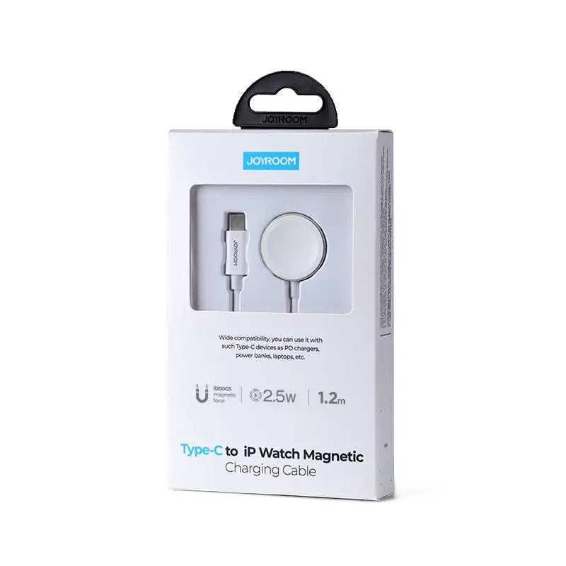 S-IW004 Magnetic Charging Type-C cable 120cm for Apple Watch White