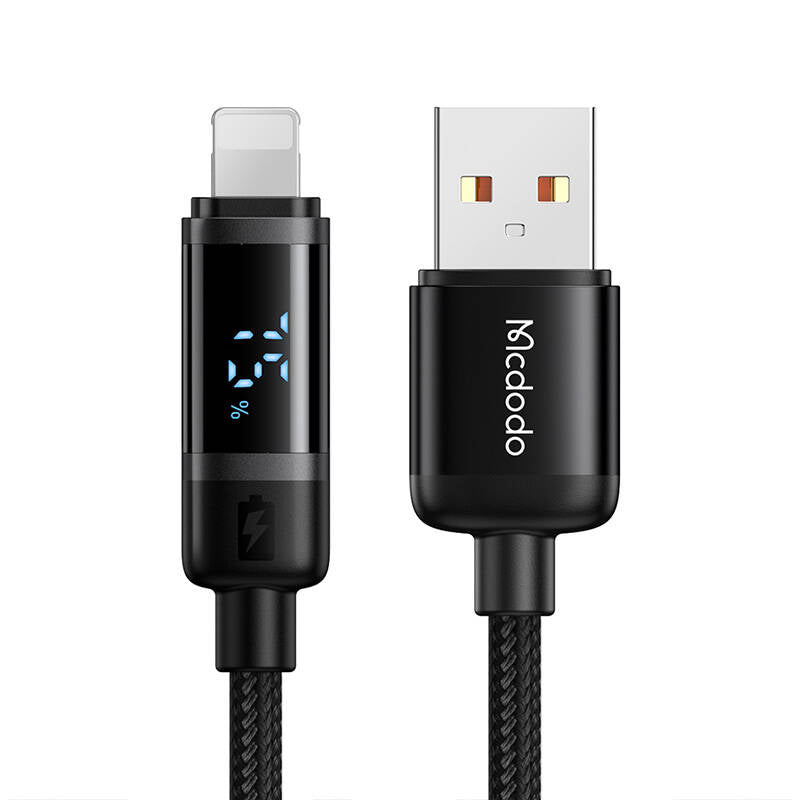Mcdodo CA-5000 USB-A to Lightning Cable, 1.2m (Black)