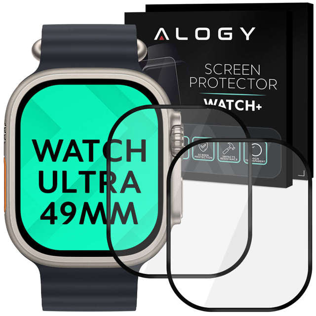 Hofi Glass Pro+ Tempered Glass for Apple Watch Ultra (49mm) Clear