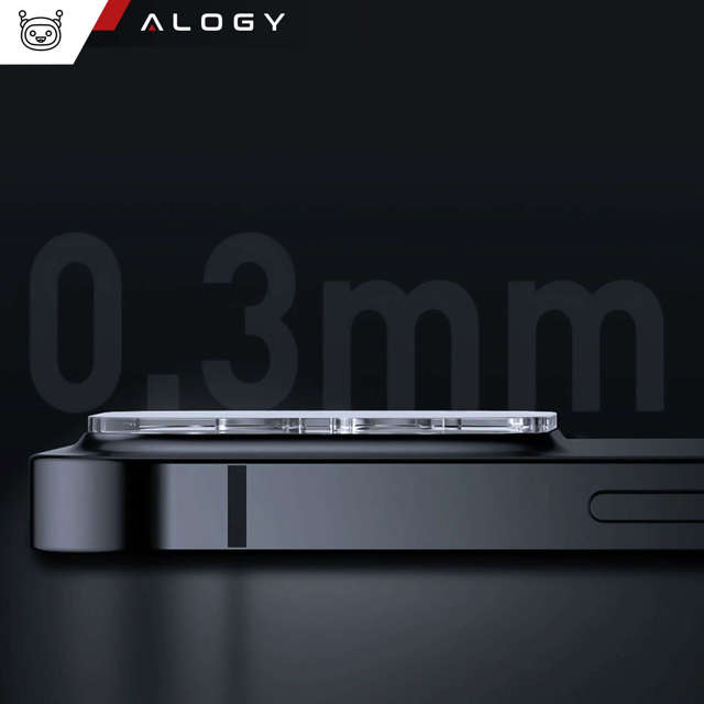 2x Glass for camera lens for iPhone 15 Pro / 15 Pro Max Alogy lens clear transparent