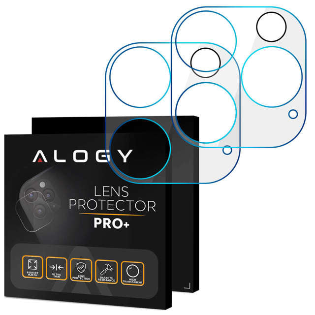 2x Alogy Glass Camera Lens Protector for Apple iPhone 14 Pro/ 14 Pro Max