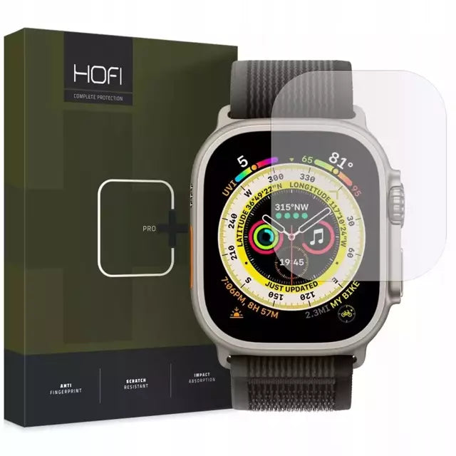 Hofi Glass Pro+ Tempered Glass for Apple Watch Ultra (49mm) Clear
