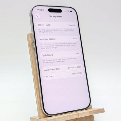 Apple iPhone 16 Pro 128GB Tytan Naturalny | Outlet, Bateria 90%