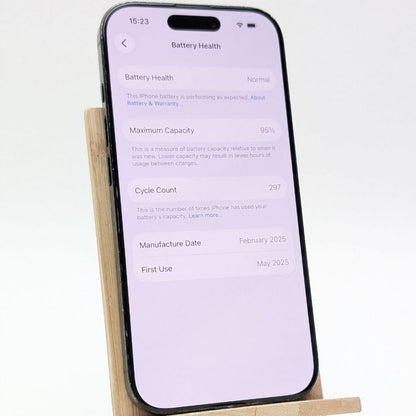 Apple iPhone 16 Pro 256 GB Tytan czarny | eSim | Used, Bateria 95%