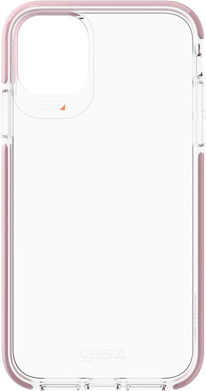 Etui Gear4 Piccadilly do iPhone – przezroczyste, ochrona D3O – iPhone 11 Pro Max / Różowe złoto