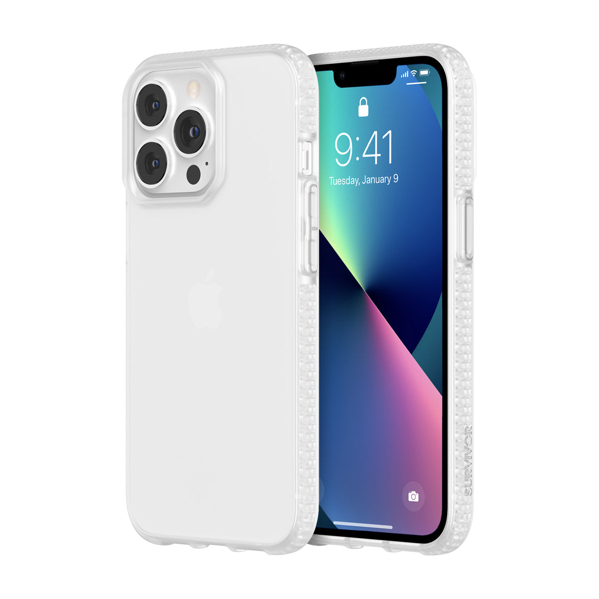 Etui Survivor Clear do iPhone – przezroczyste, ochrona 1,8 m – iPhone 13 Pro / Przezroczysty