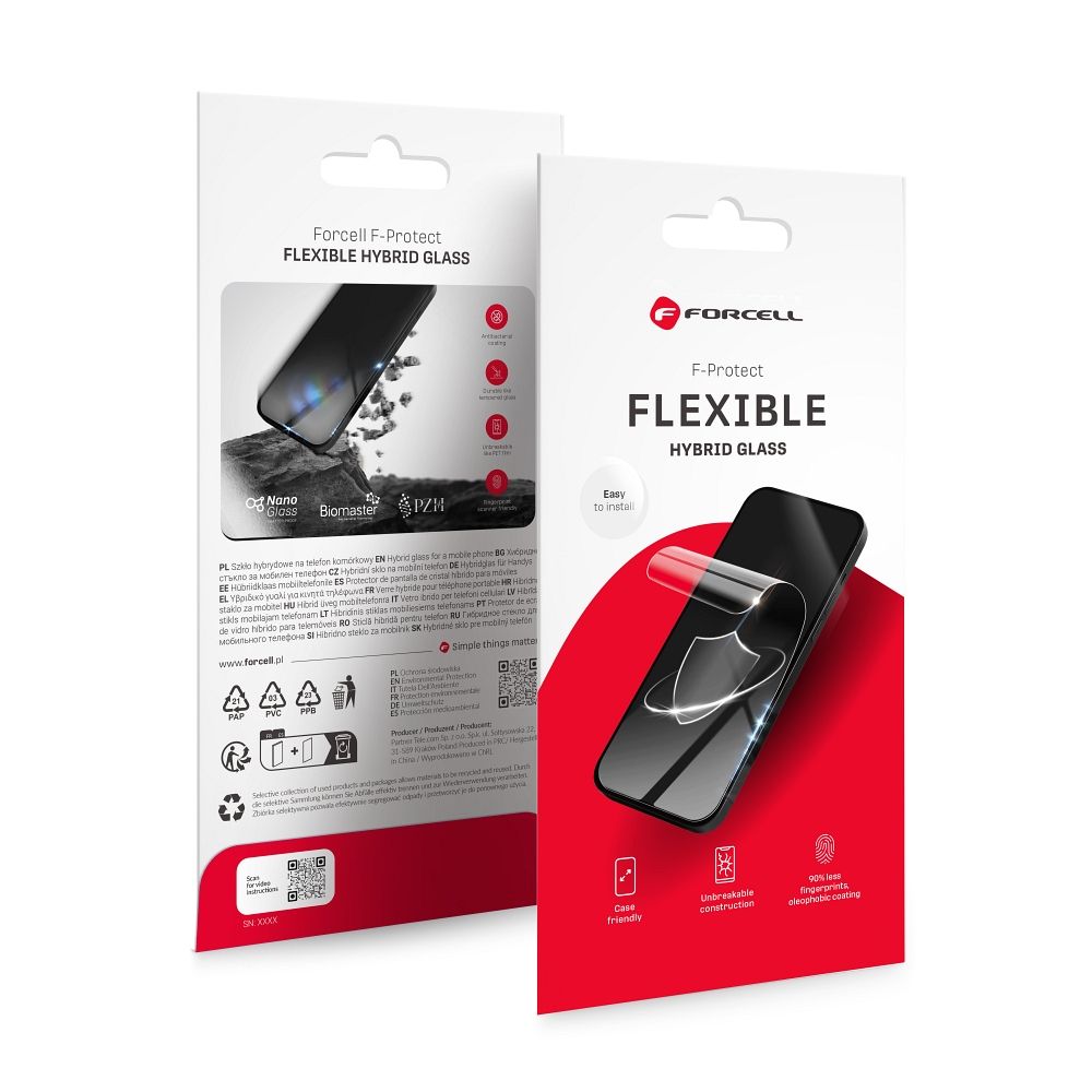 Szkło hybrydowe Forcell Flexible Nano Glass do iPhone