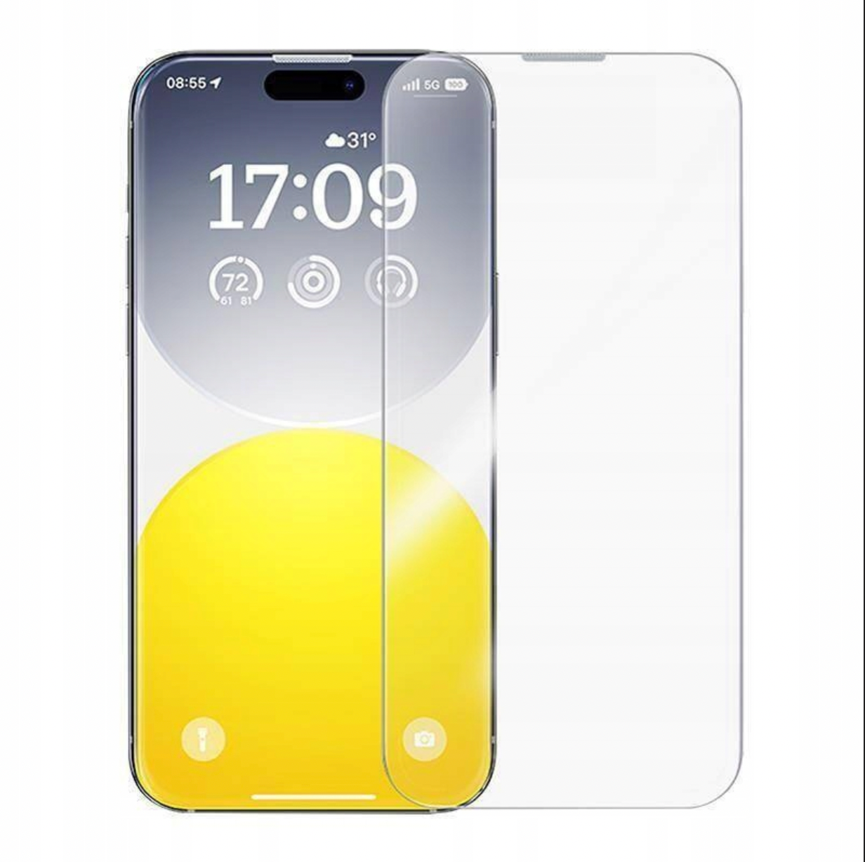 Szkło hartowane Baseus do iPhone 15 Pro Max 9H Hardness