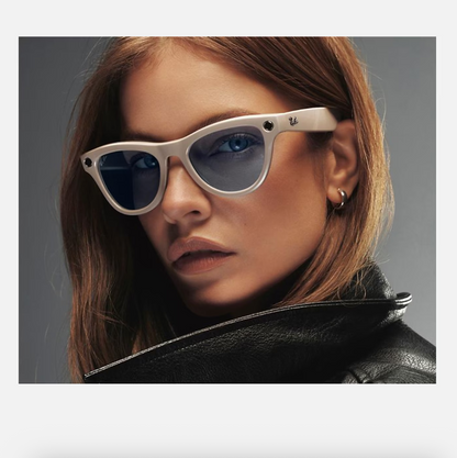 OKULARY RAY-BAN | META SKYLER S52 Shiny Chalky Grey Frame