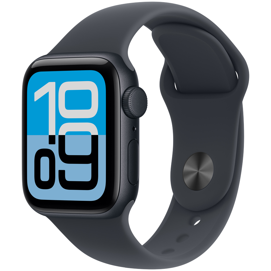 Apple Watch SE 3 GPS 40 mm — aluminium północ / pasek sportowy północ, S/M