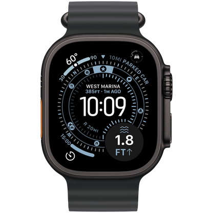 Apple Watch Ultra 3 GPS + Cellular 49 mm — tytan czarny / pasek Ocean czarny