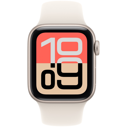 Apple Watch SE 3 GPS 40 mm — aluminium księżycowa poświata / pasek sportowy, M/L