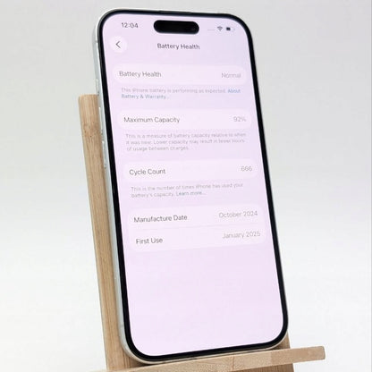 Apple iPhone 16 256 GB biały | Used, Bateria 92%