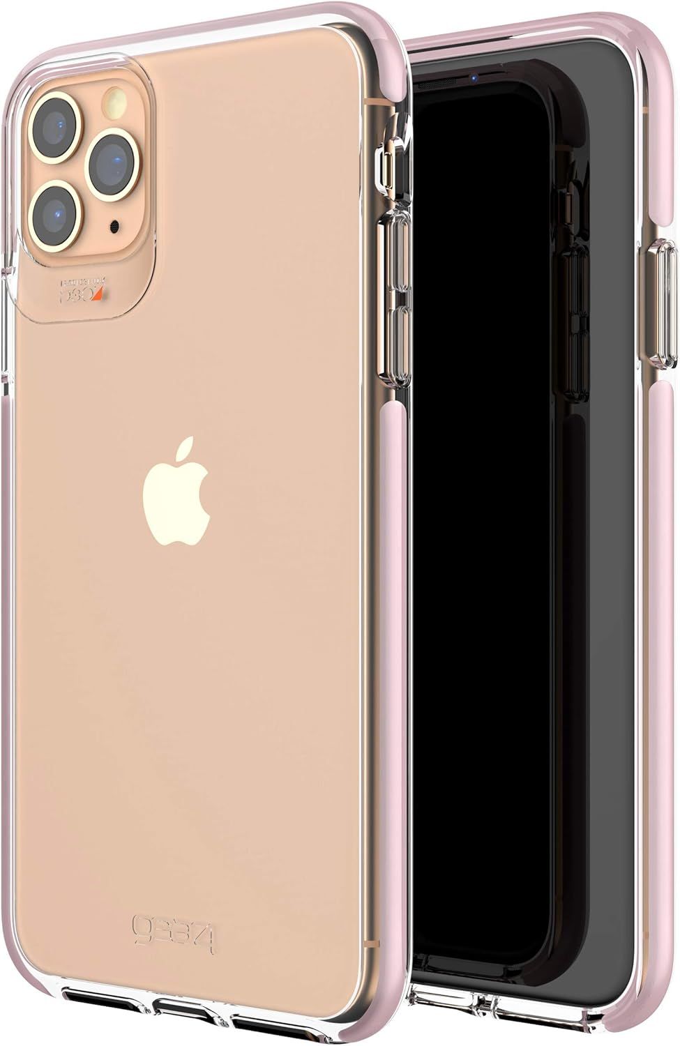 Etui Gear4 Piccadilly do iPhone – przezroczyste, ochrona D3O – iPhone 11 Pro Max / Różowe złoto
