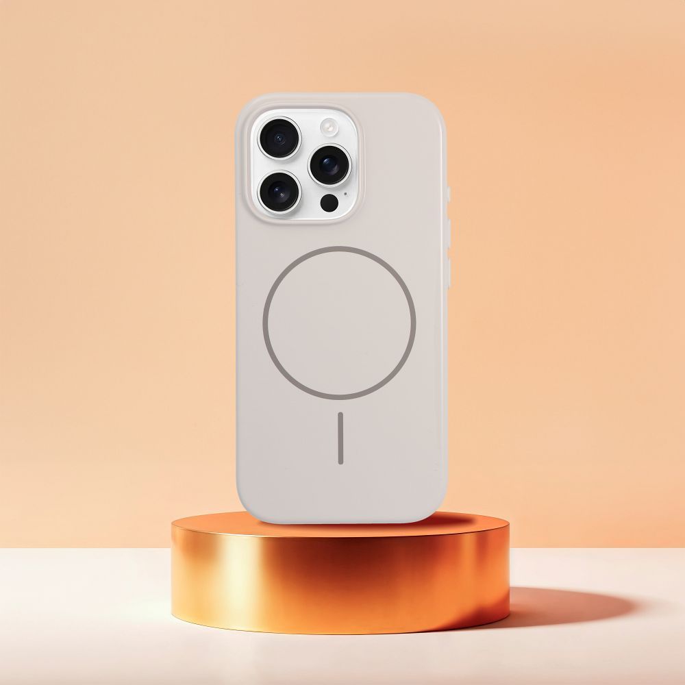 Etui na iPhone 17 AIR Glossy Mag Cover zgodny z MagSafe - białe