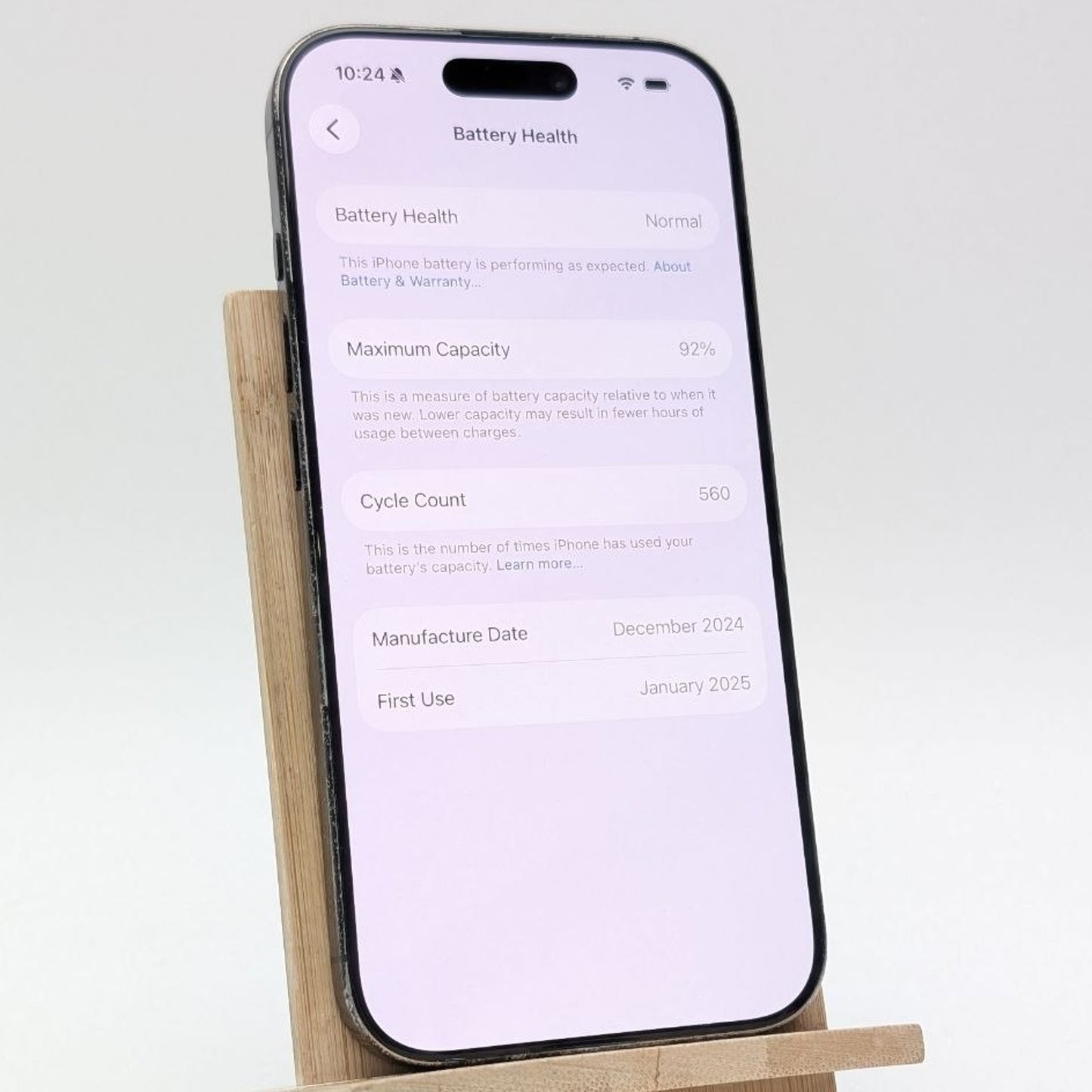 Apple iPhone 16 Pro 256 GB Tytan czarny | eSim | Used, Bateria 92%