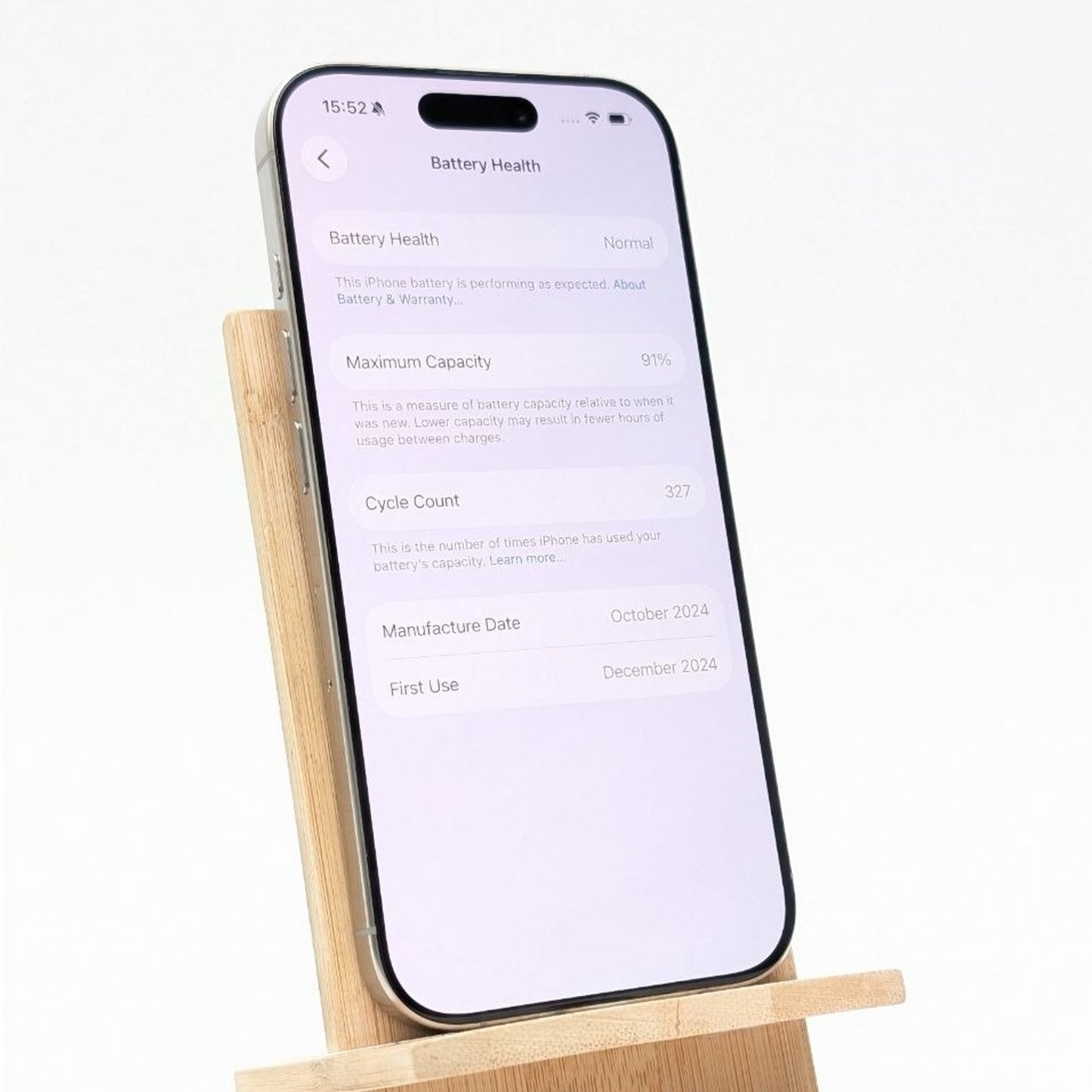 Apple iPhone 16 Pro 128GB Tytan Naturalny | Outlet, Bateria 91%