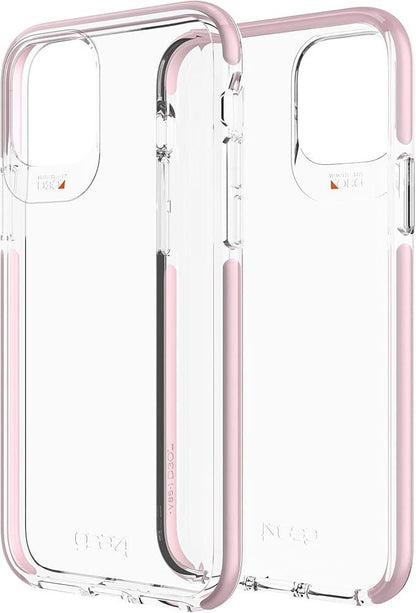Etui Gear4 Piccadilly do iPhone – przezroczyste, ochrona D3O – iPhone 11 Pro Max / Różowe złoto