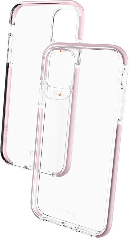 Etui Gear4 Piccadilly do iPhone – przezroczyste, ochrona D3O – iPhone 11 Pro Max / Różowe złoto