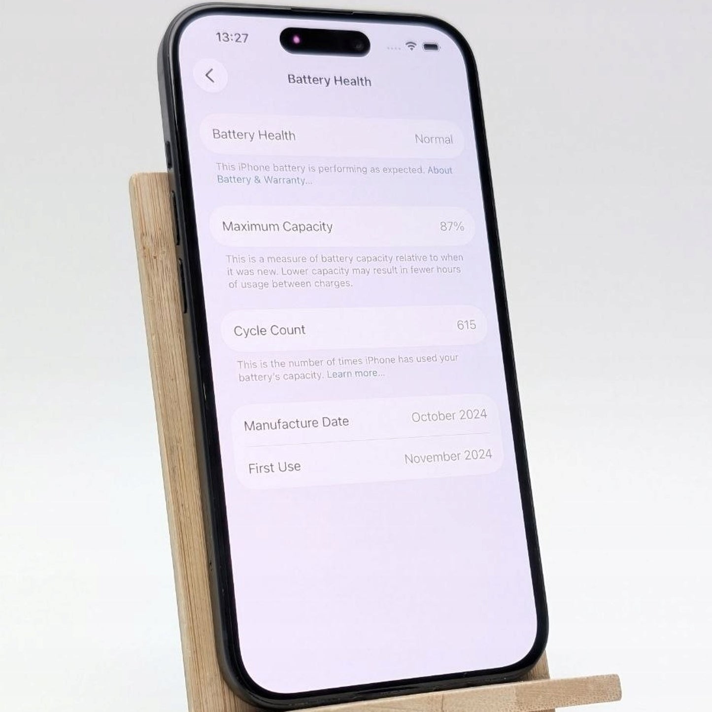 Apple iPhone 15 128GB Czarny | Outlet, Bateria 87%