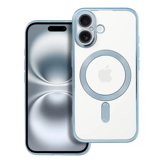 Etui magnetyczne z chromowaną ramką do iPhone 16 – przykładowy kolor