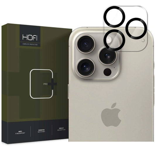 Szkło na aparat Hofi Cam Pro+ do iPhone – przezroczyste – iPhone 16 Pro / 16 Pro Max