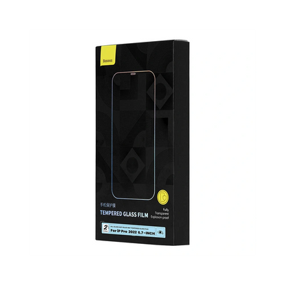 Szkło hartowane Baseus Anti Blue Light 0,3 mm do iPhone 14 Pro Max – filtr światła niebieskiego, 2 szt.