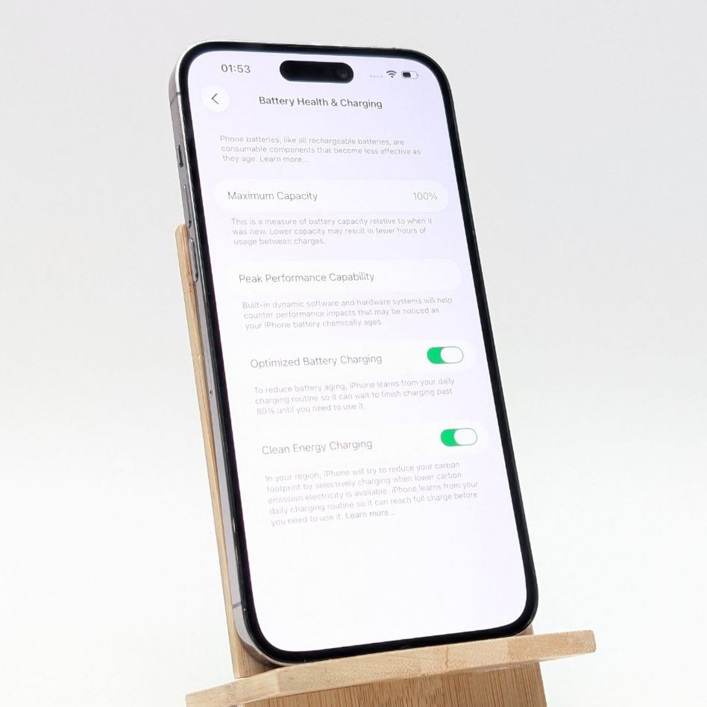 Apple iPhone 14 Pro Max 128GB Fioletowy| bateria 100% | Outlet, Bateria 100%