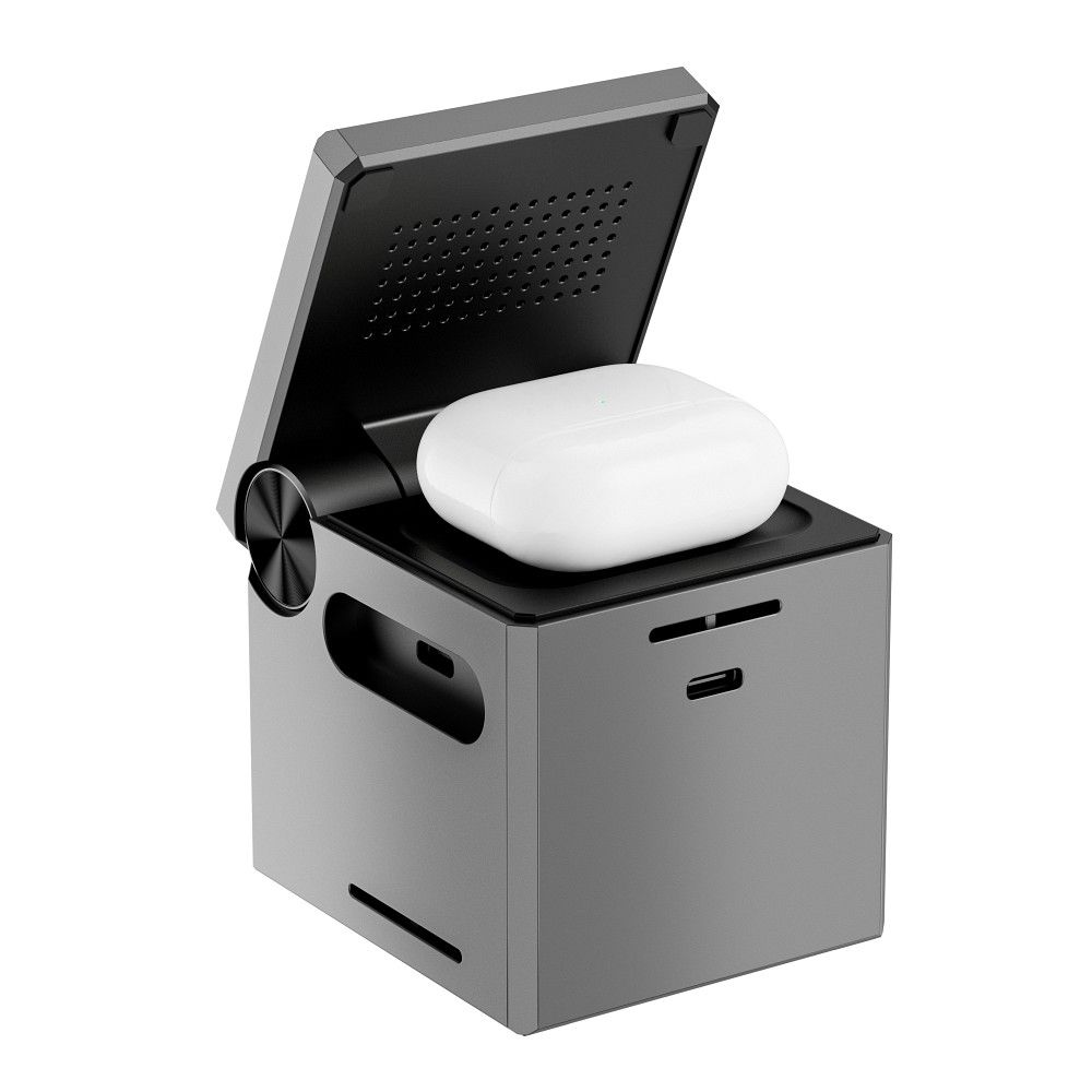 WiWU - Ładowarka bezprzewodowa składana 3w1 15W Wi-W030