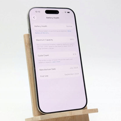 Apple iPhone 16 Pro 256GB Tytan naturalny | Used, Bateria 89%