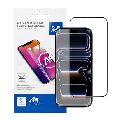 Szkło hartowane do iPhone 17 PRO MAX Blue Star 5D AR czarne