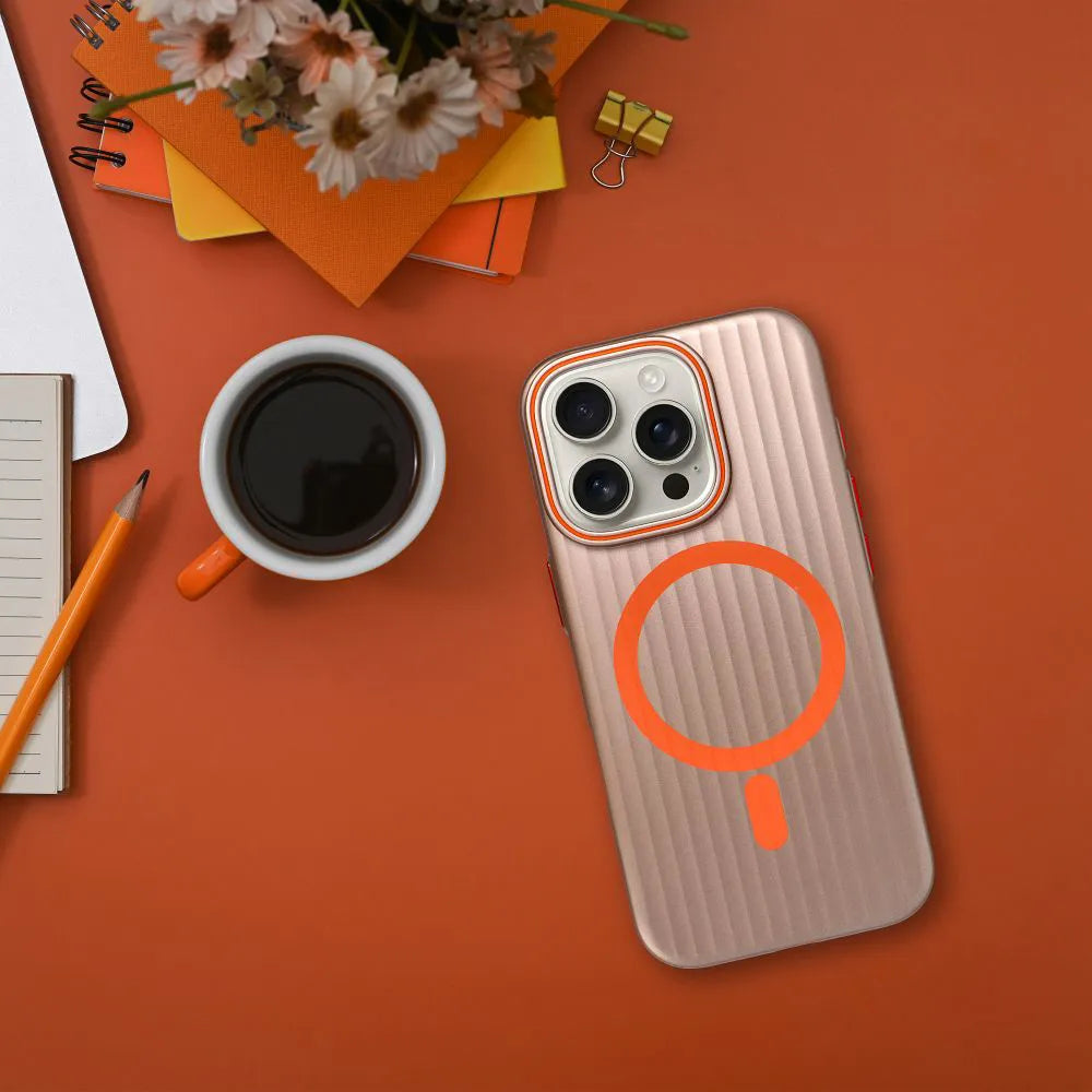 Futerał do IPhone SIMPLY kompatybilny z MagSafe - Orange