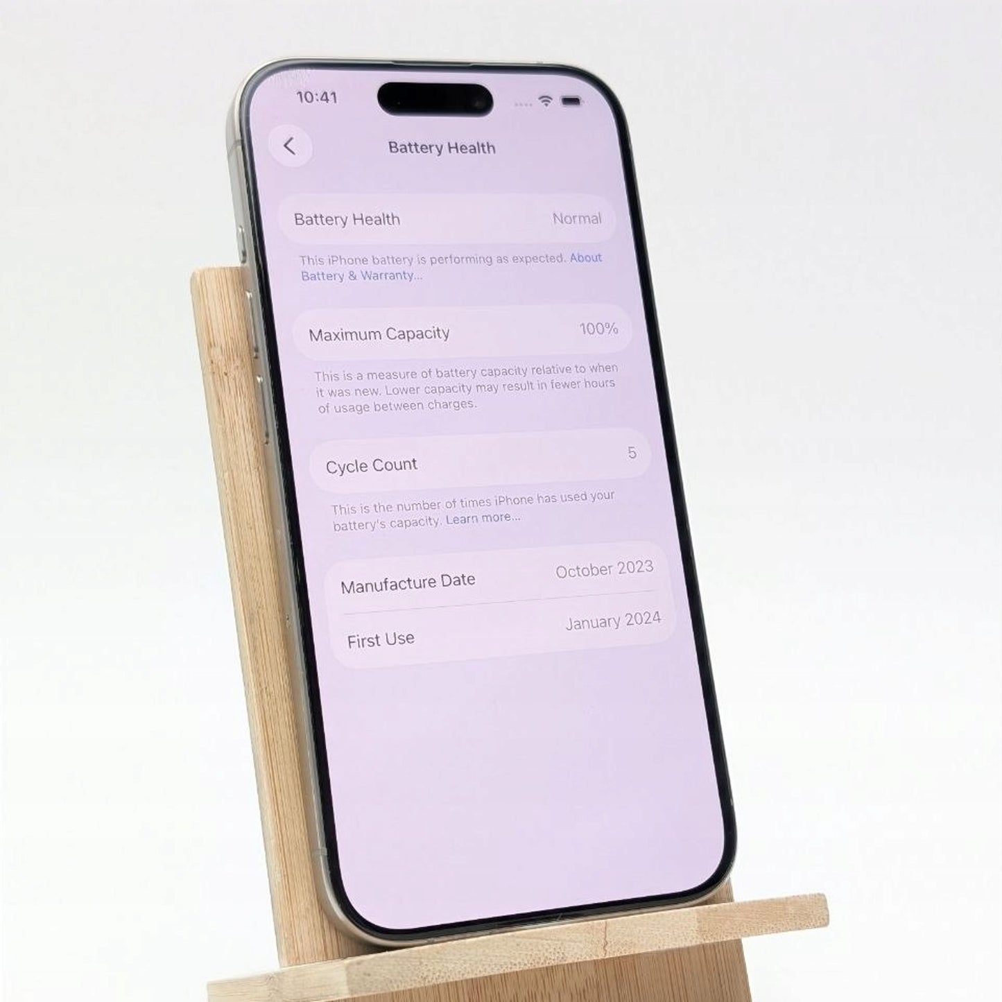 Apple iPhone 15 Pro 256 GB Szary | bateria 100% | Used, Bateria 100%